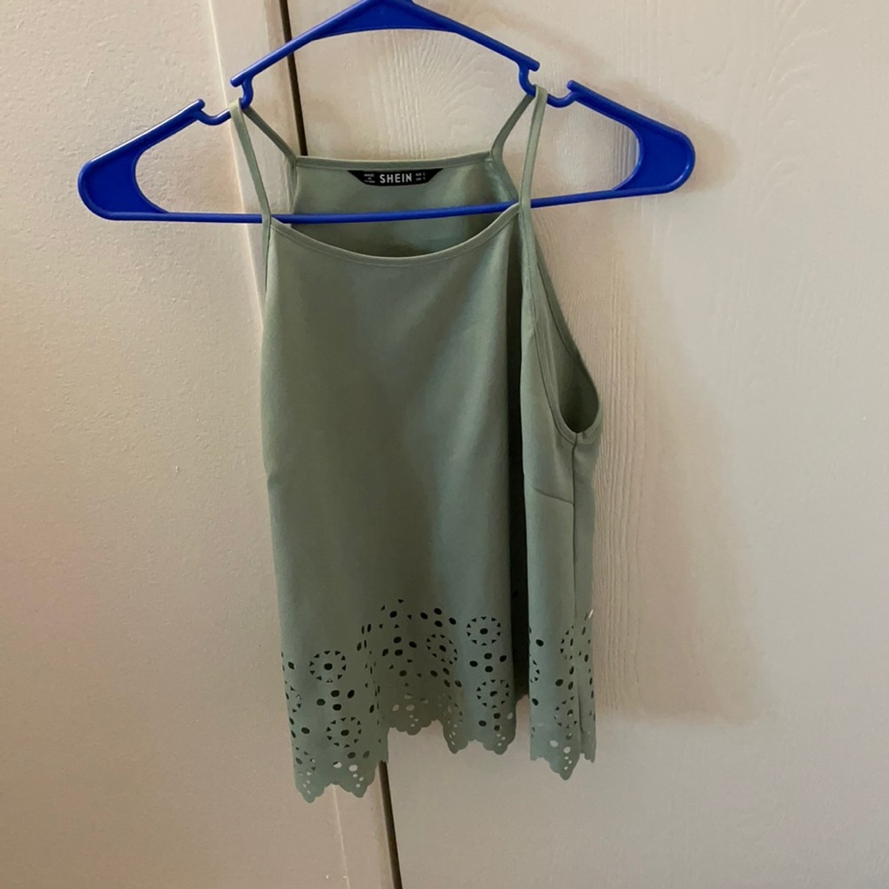 Shein teal tank top
